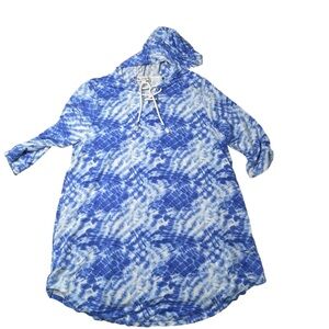 Koolaburra UGG Light & Airy French Terry Hoodie Dress Large swim beach cover-up